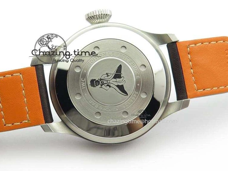 MIROTIME 0302 EasyCare Big Pilot Real PR IW500916 2016 “Le Petit Prince” ZF Best Edition On Brown Leather Strap A 7292